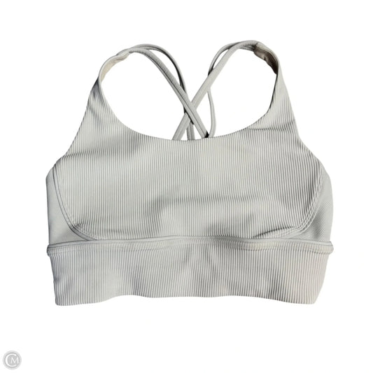 Athletic Bra By Lululemon In Grey, Size: M