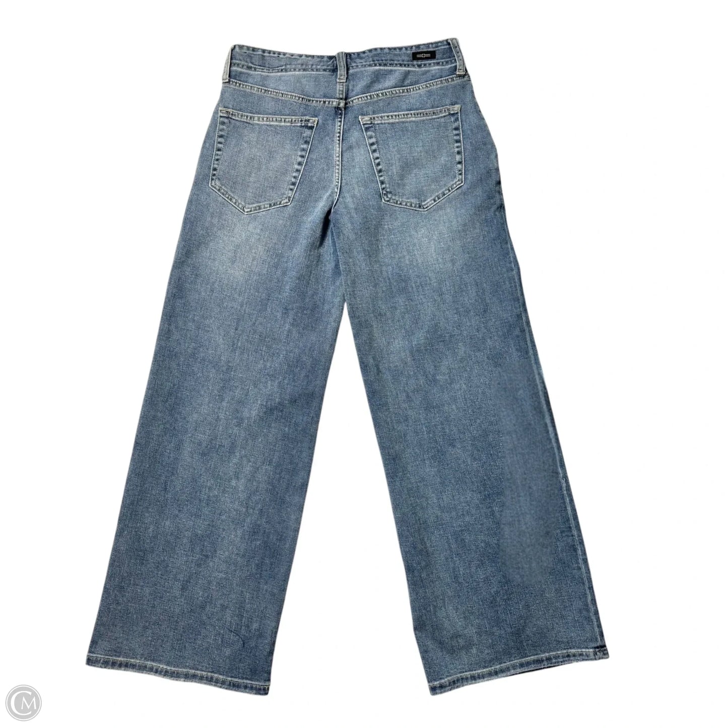 Jeans Wide Leg By Liverpool In Blue Denim, Size: 4