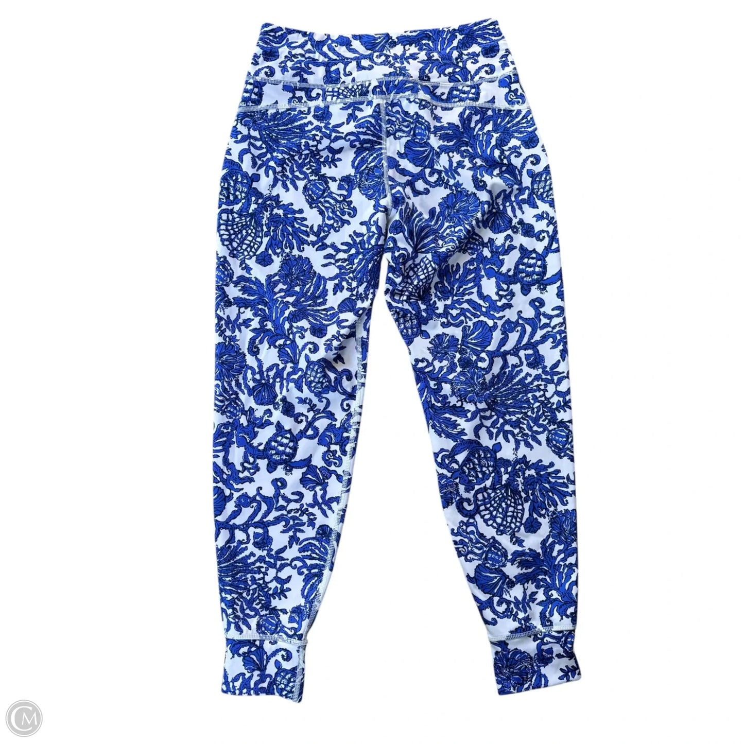 Pants Designer By Lilly Pulitzer In Blue & White, Size: M