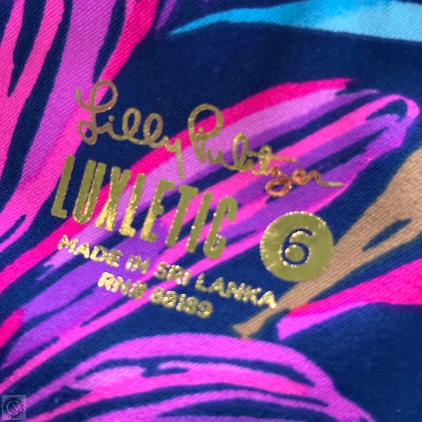 Pants Designer By Lilly Pulitzer In Blue & Purple, Size: S