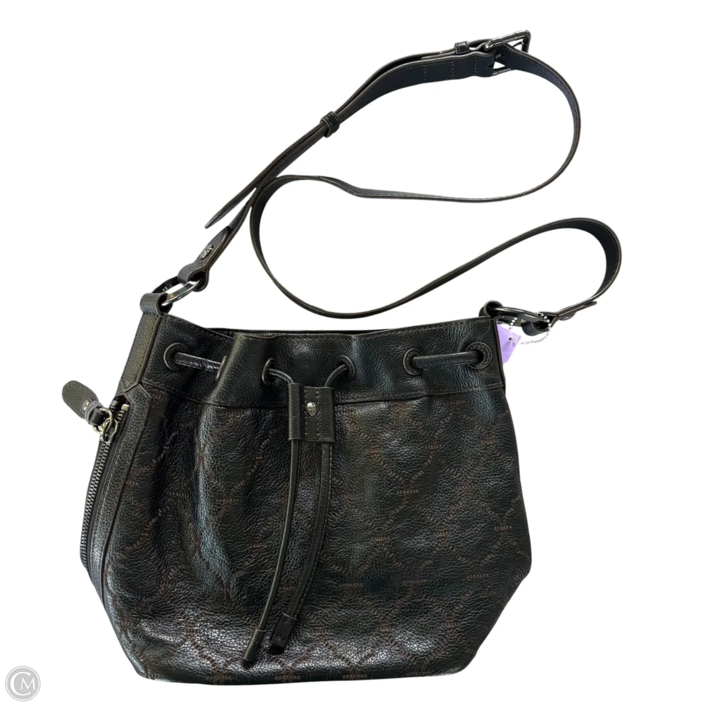 Handbag Leather By Oryany, Size: Medium