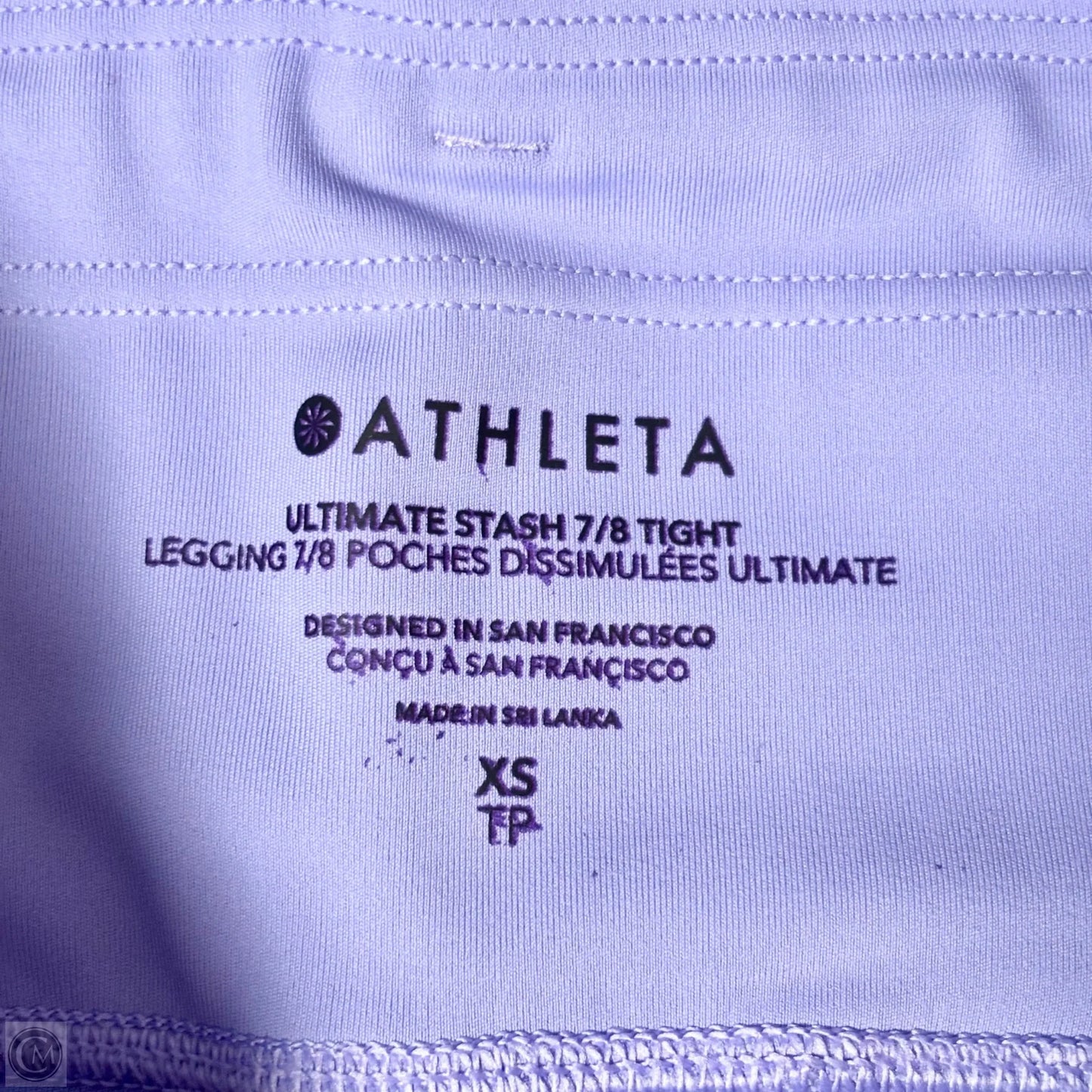 Athletic Leggings Capris By Athleta In Purple, Size: Xs