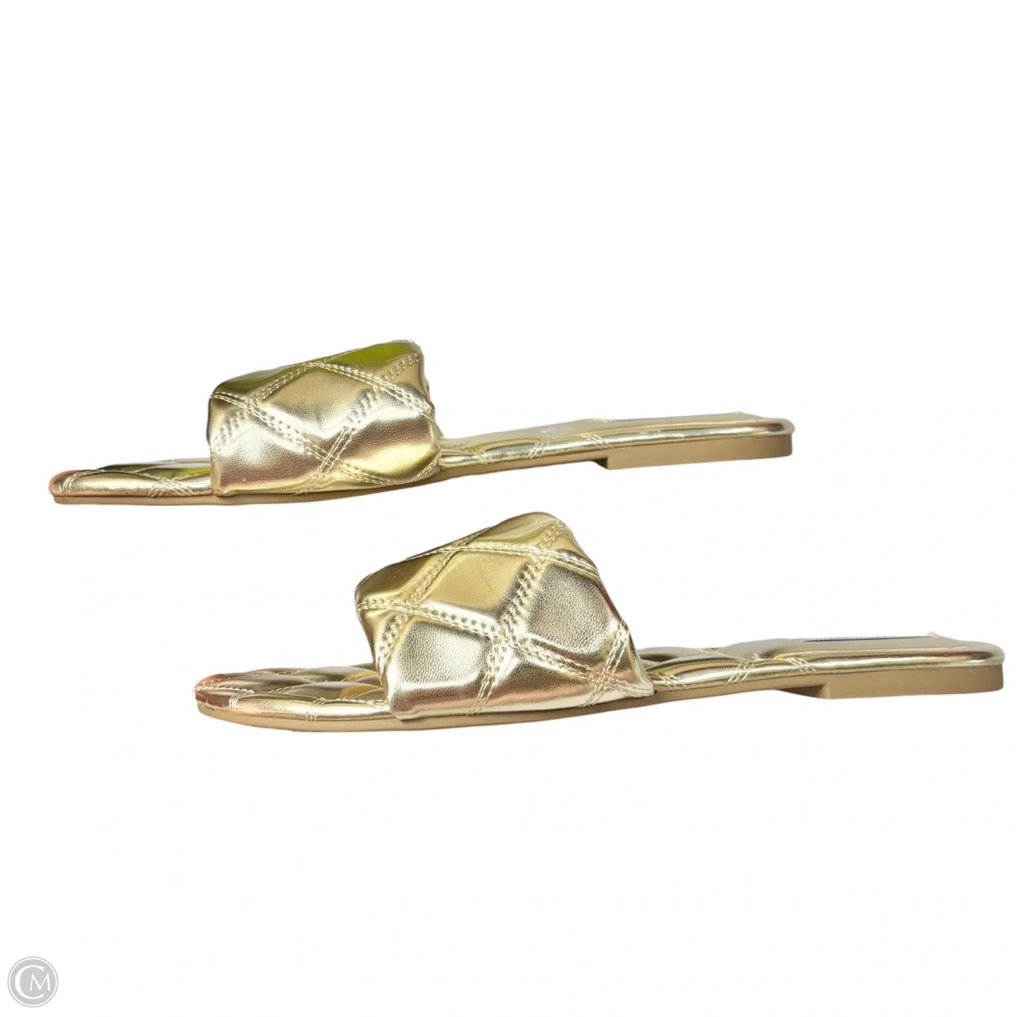 Sandals Flats By Steve Madden In Gold, Size: 10