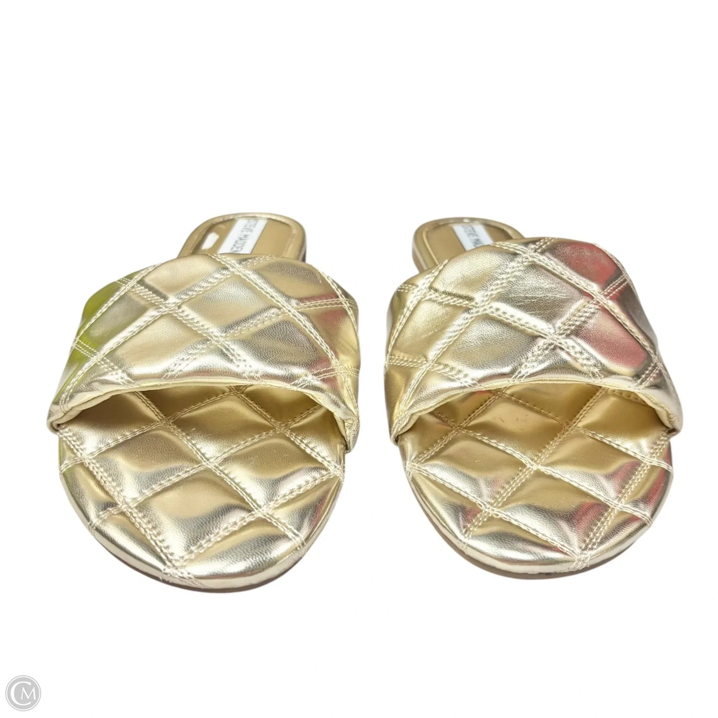 Sandals Flats By Steve Madden In Gold, Size: 10