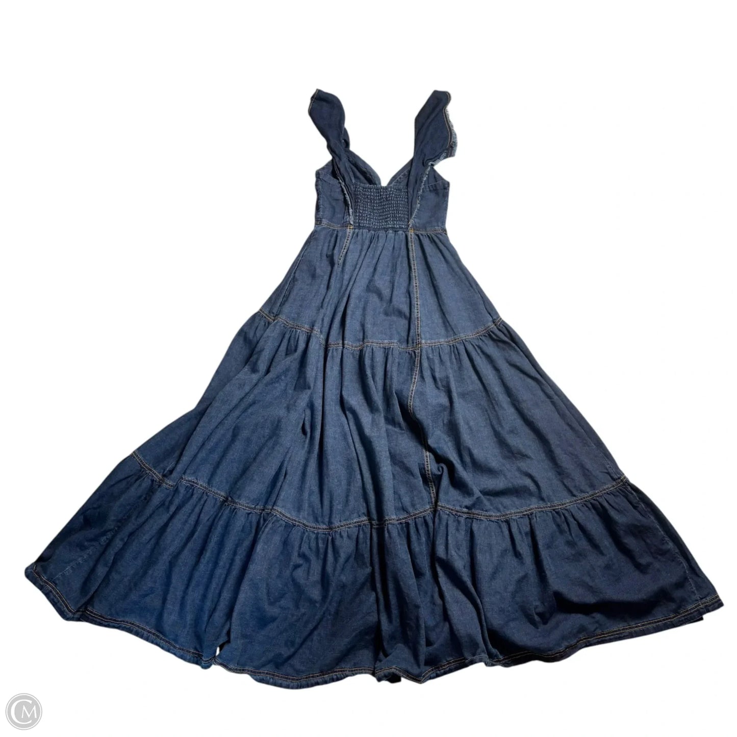 Dress Casual Maxi By Pilcro In Blue Denim, Size: Xs