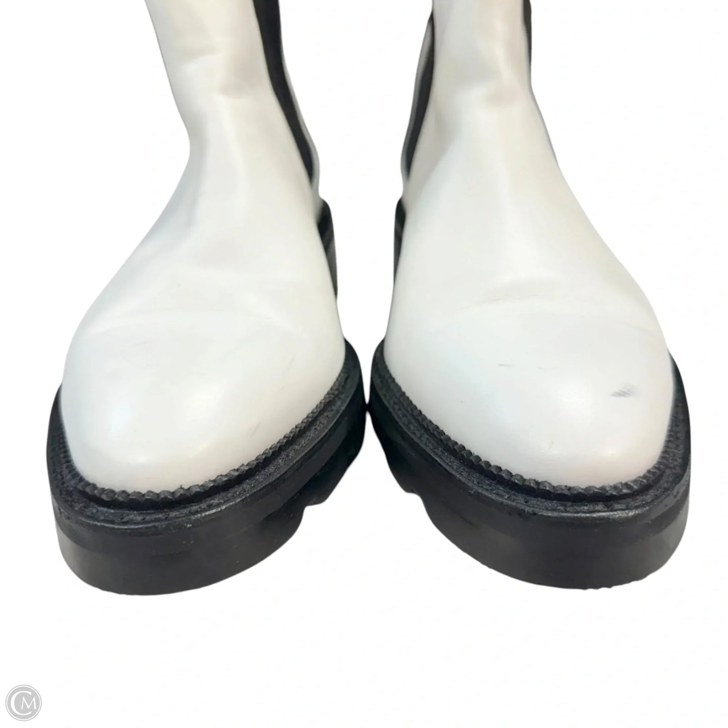 Boots Luxury Designer By Alexander Wang In White, Size: 8