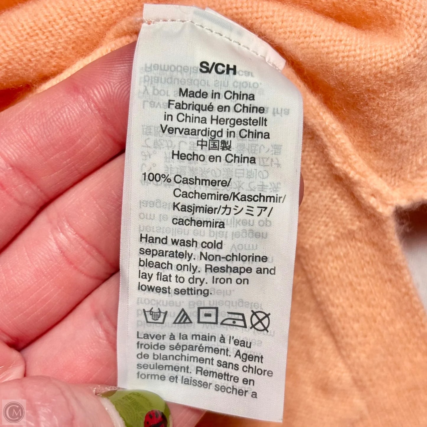 Sweater Cashmere By J. Crew In Peach, Size: S