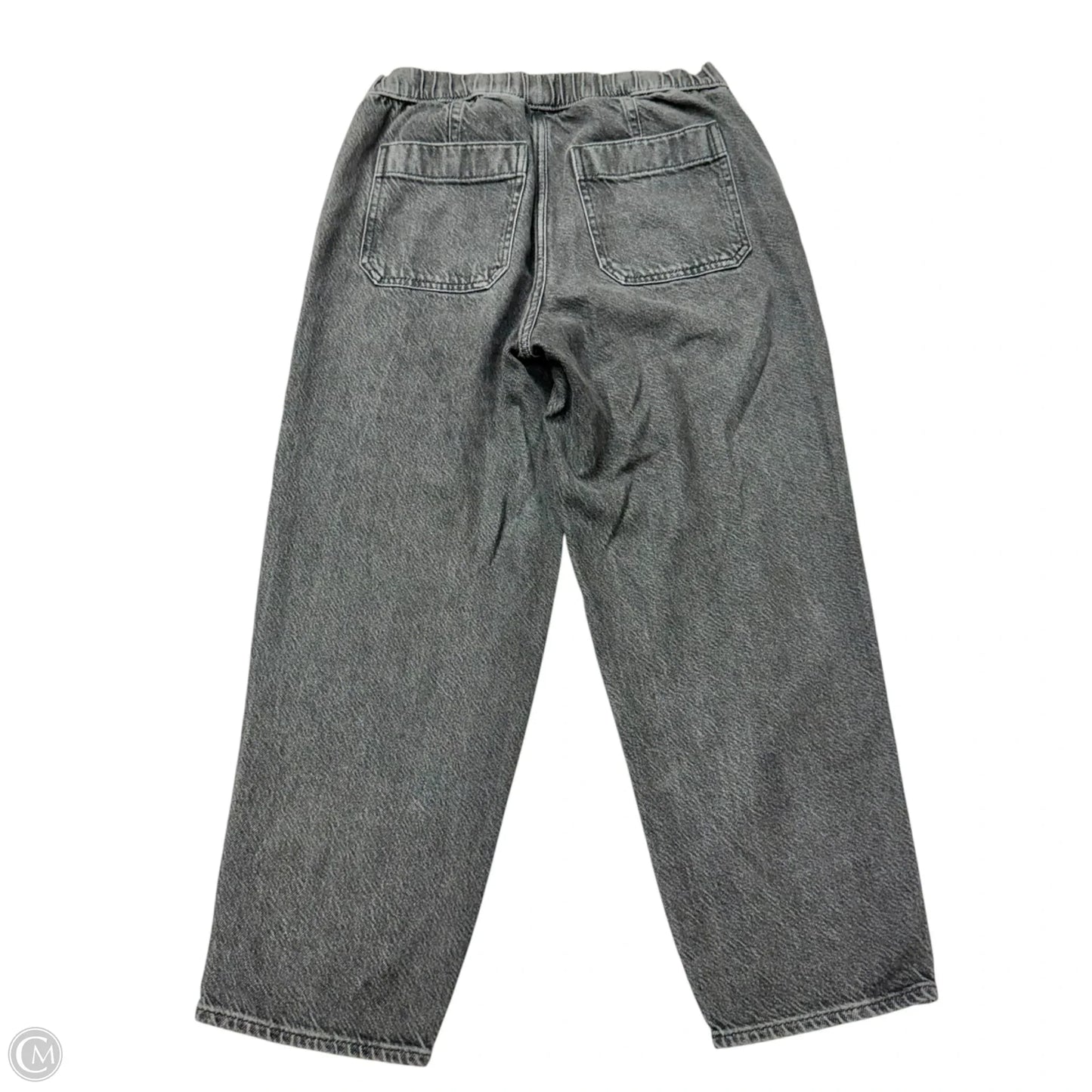Jeans Cropped By Madewell In Black Denim, Size: Sp