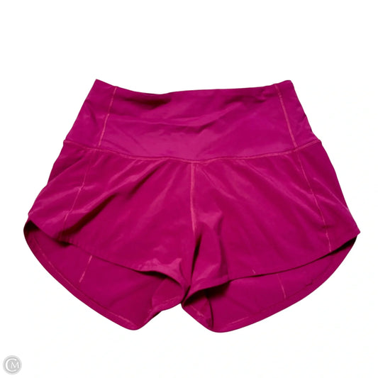 Athletic Shorts By Lululemon In Purple, Size: Xs
