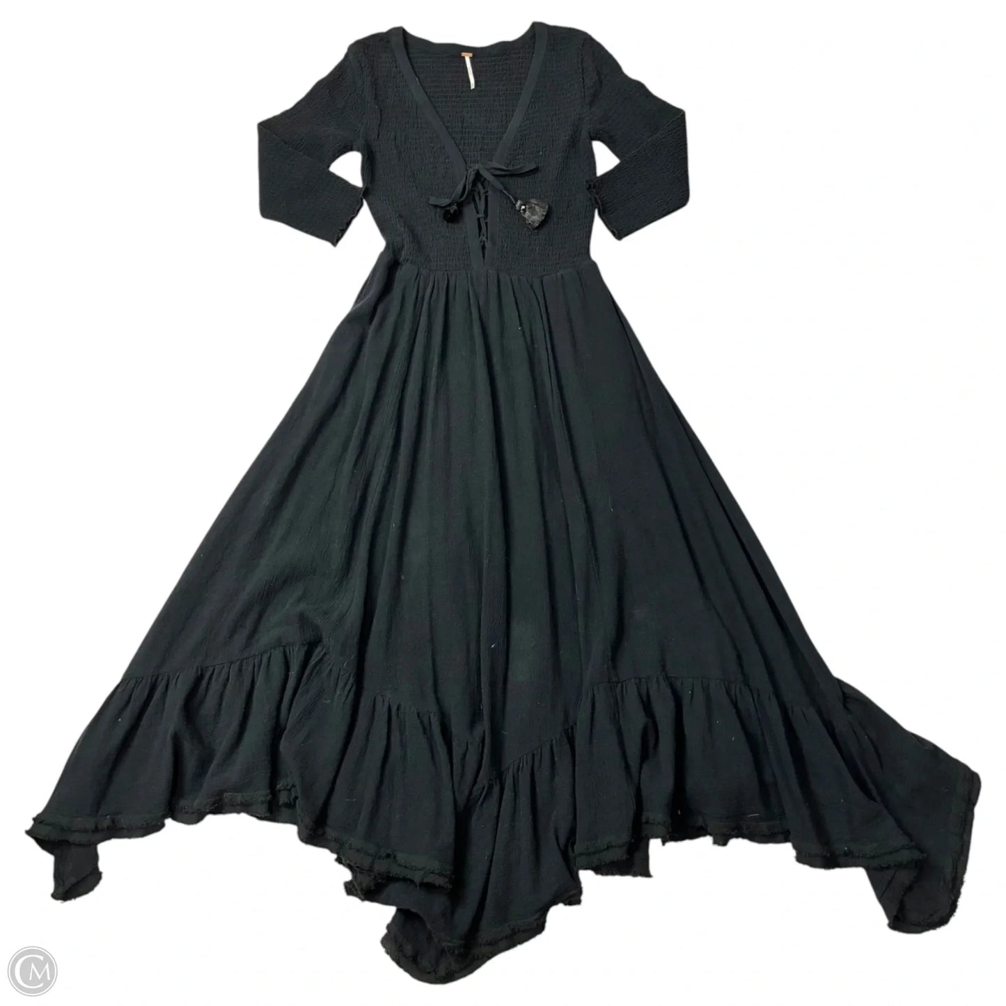 Dress Casual Maxi By Free People In Black, Size: Sp