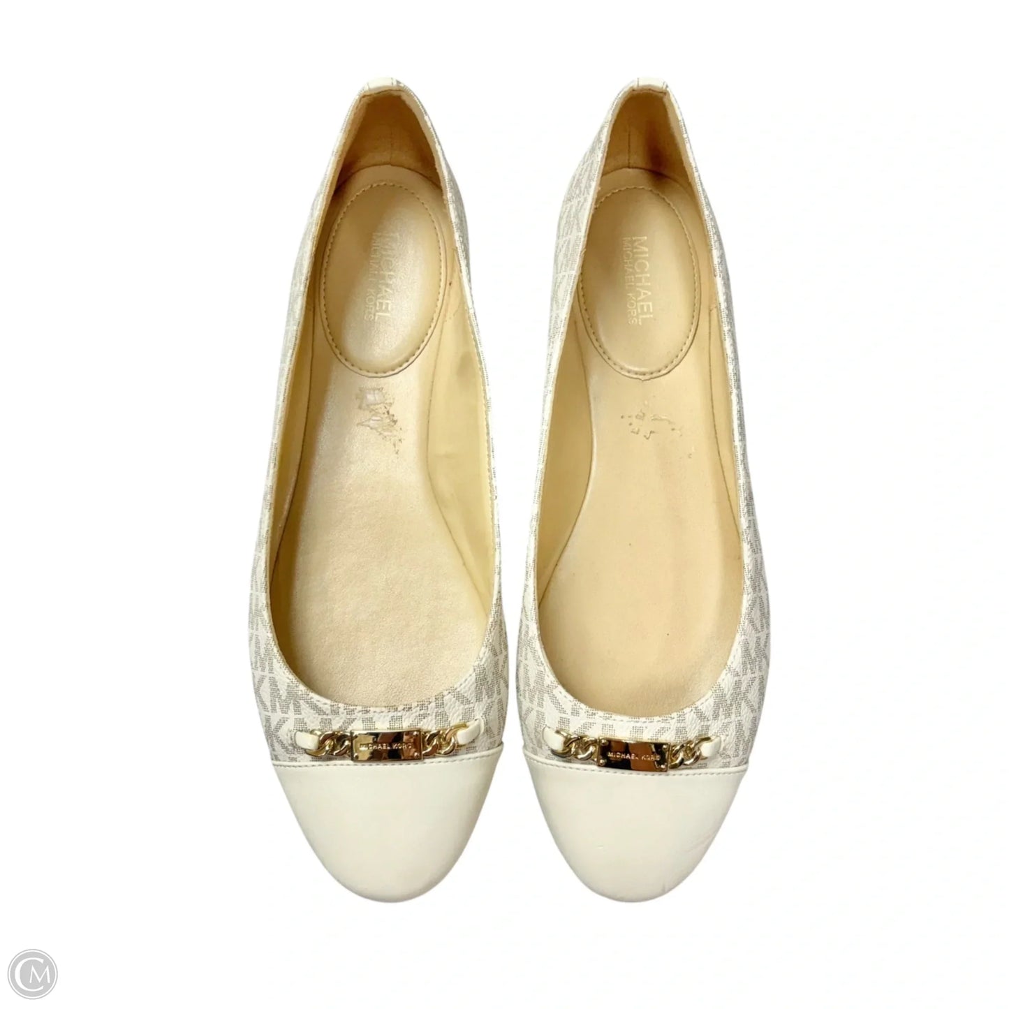 Shoes Flats By Michael By Michael Kors In White, Size: 9.5