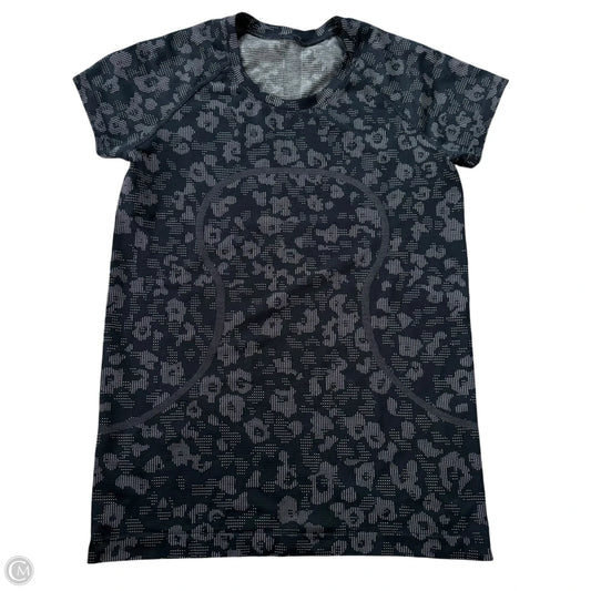 Athletic Top Short Sleeve By Lululemon In Camouflage Print, Size: S