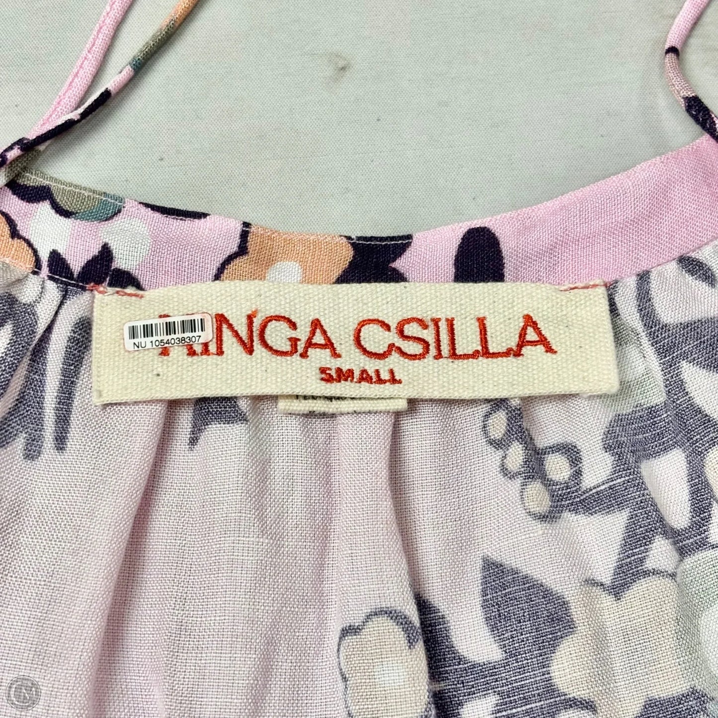 Dress Casual Short By Xingcsila In Orange & Pink, Size: S