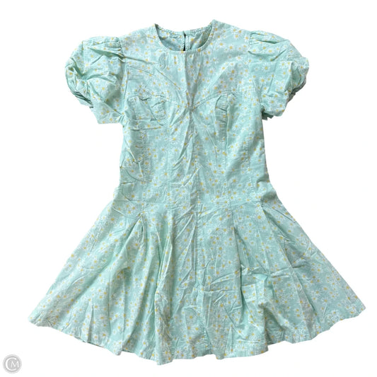 Dress Casual Midi By Maeve In Blue & Yellow, Size: Xs