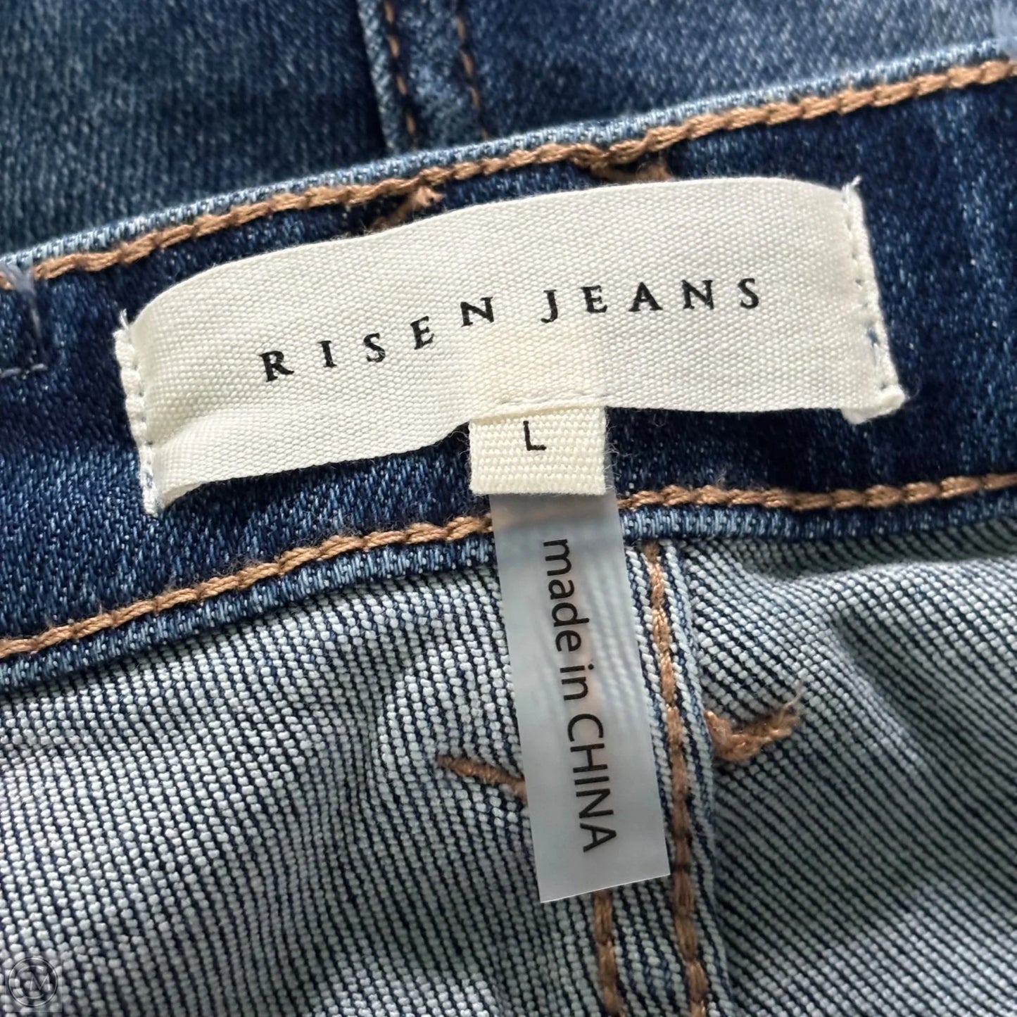 Shorts By Risen In Blue Denim, Size: L