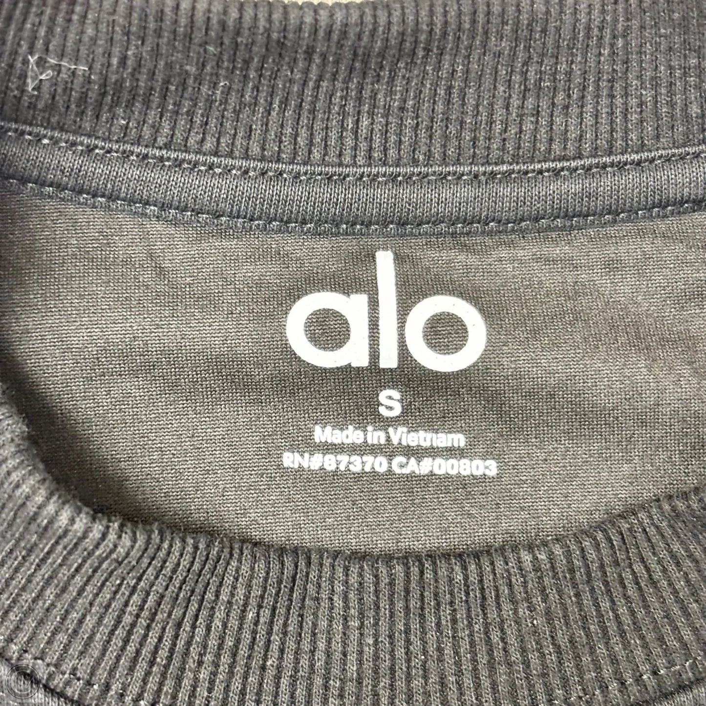Sweatshirt Crewneck By Alo In Black, Size: S