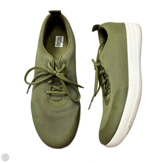 Shoes Athletic By Fitflop In Green, Size: 8.5