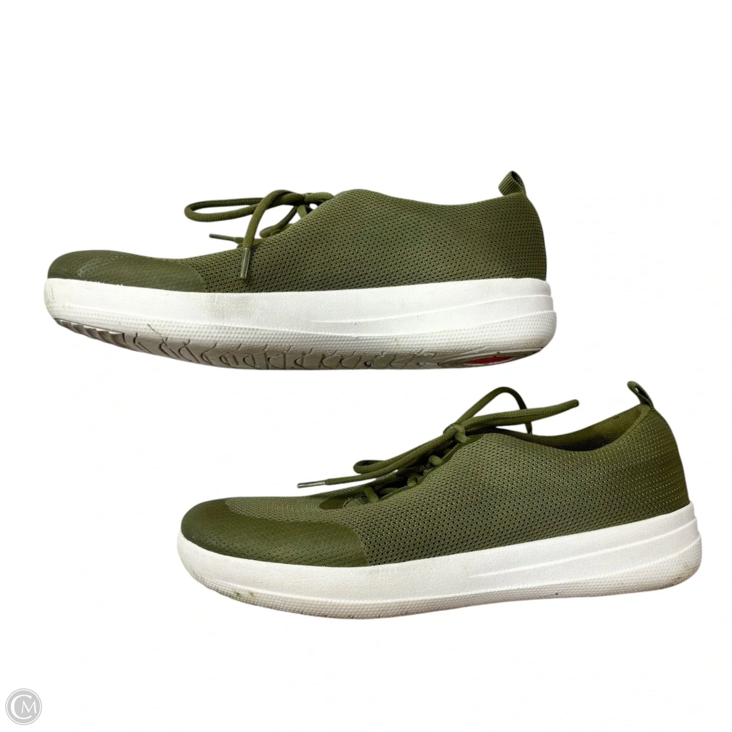 Shoes Athletic By Fitflop In Green, Size: 8.5