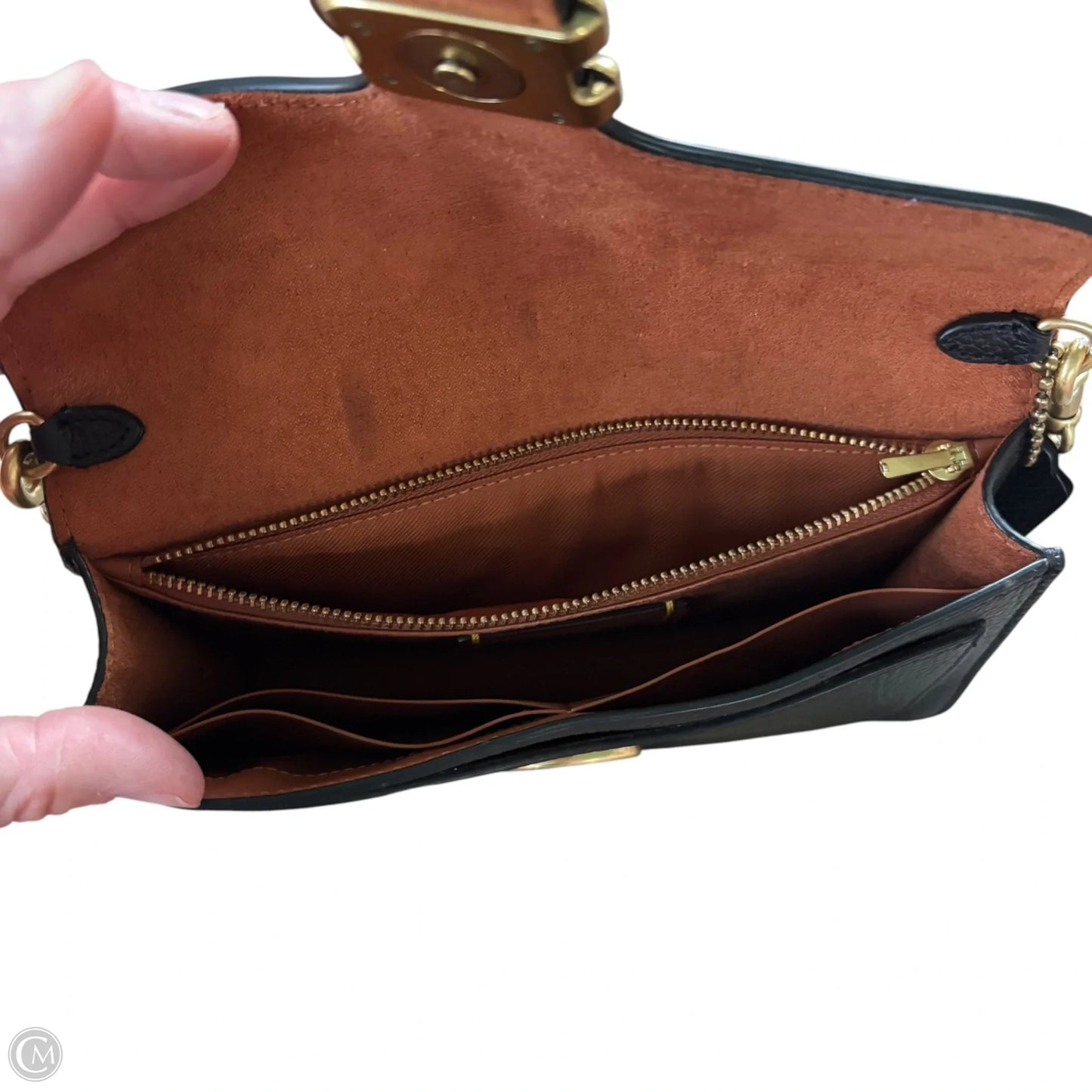 Crossbody Designer By Coach, Size: Small