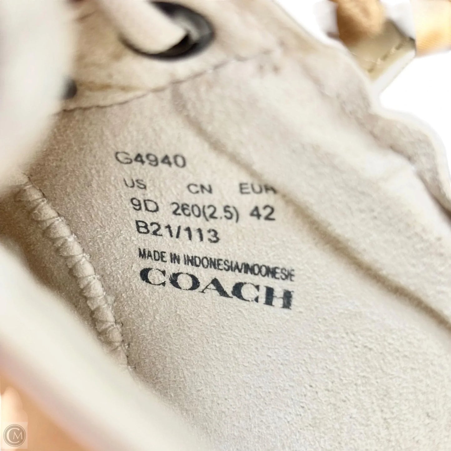 Shoes Designer By Coach In Brown & Cream, Size: 11