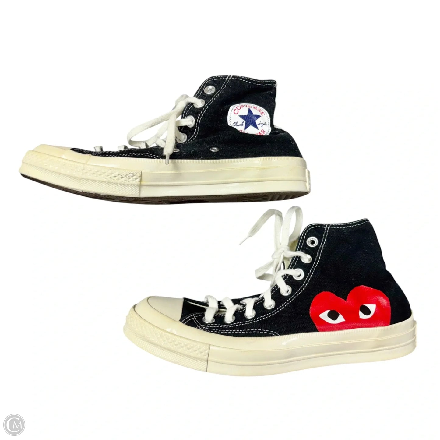 Shoes Sneakers By Converse In Black & White, Size: 9