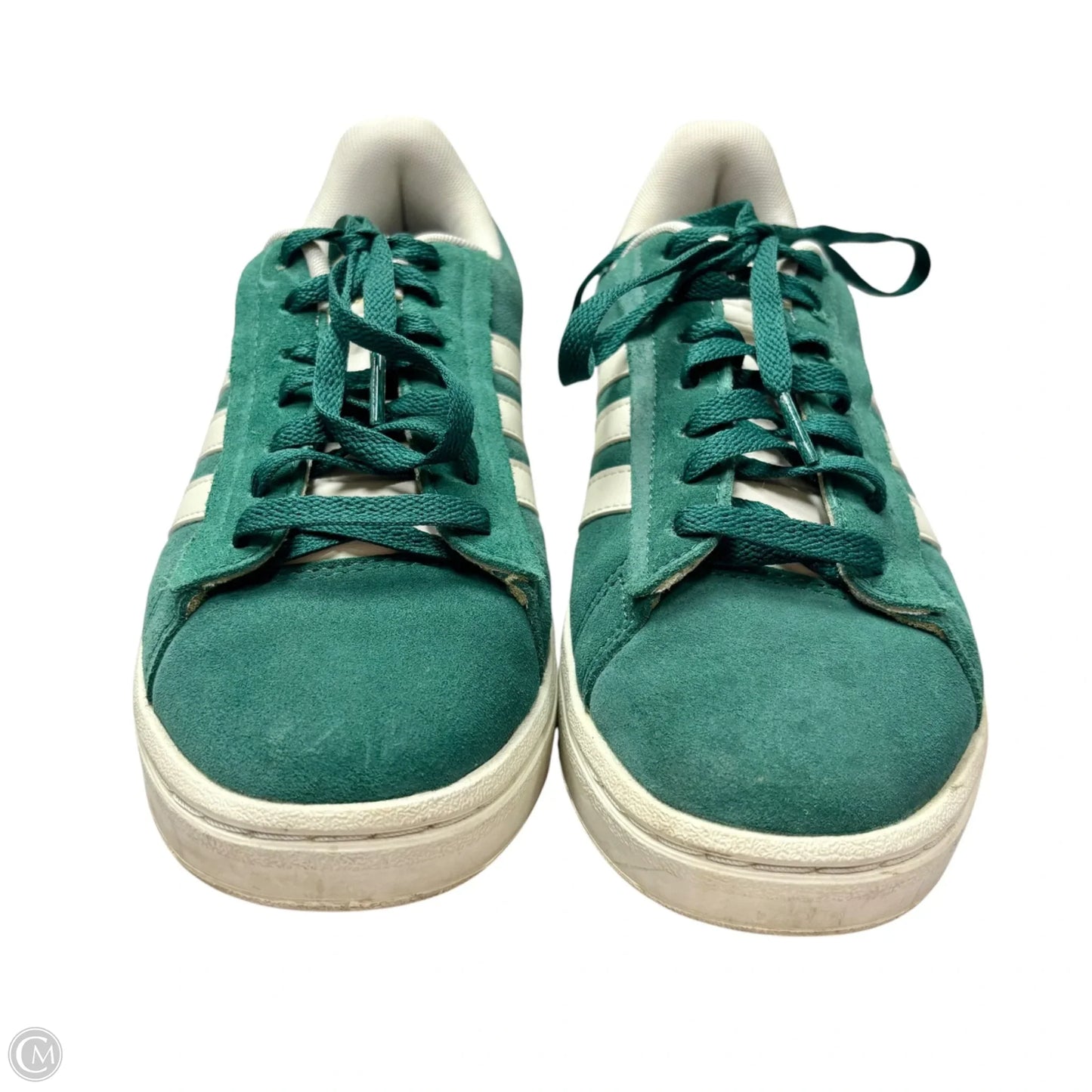 Shoes Sneakers By Adidas In Green & White, Size: 7