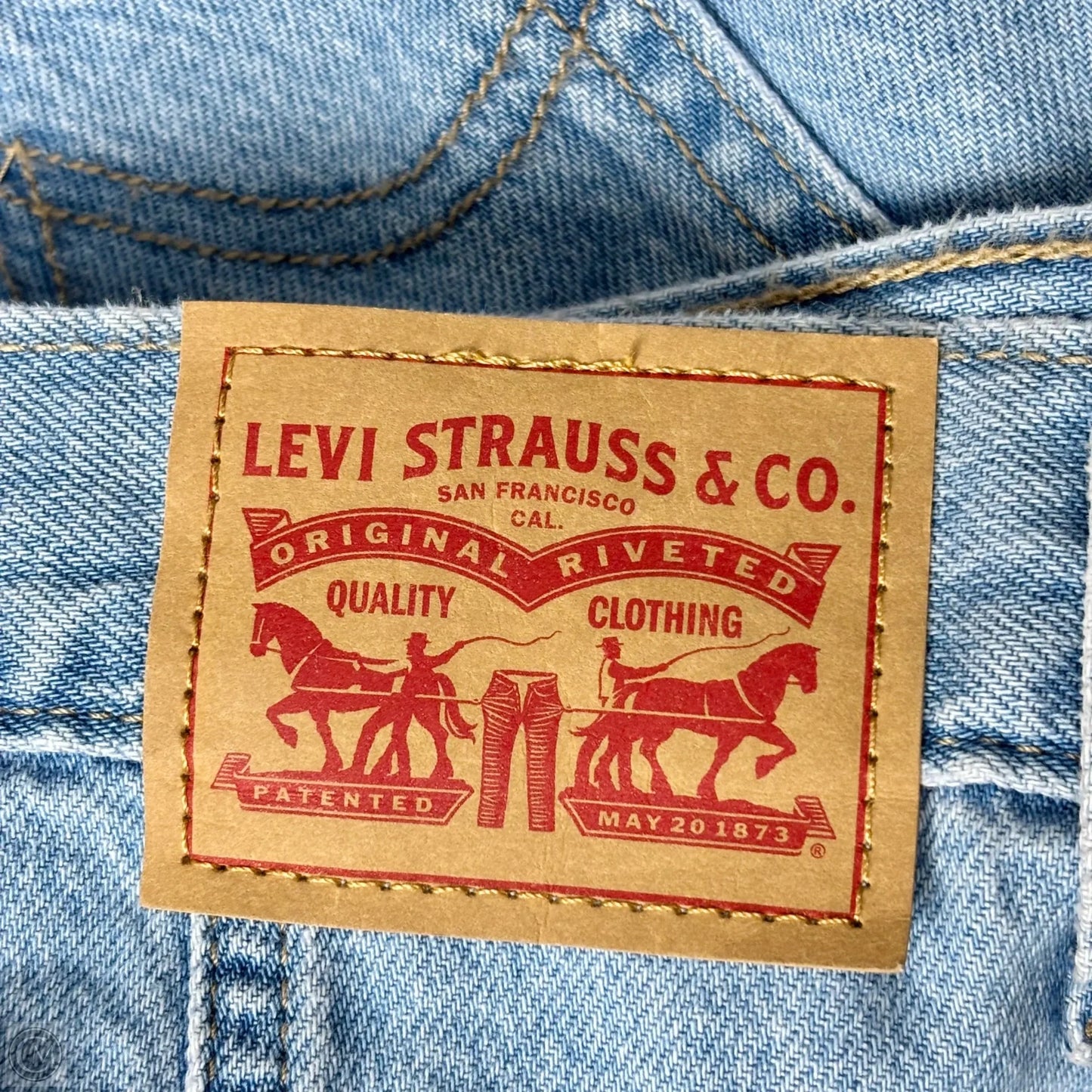 Skirt Maxi By Levis In Blue Denim, Size: 2