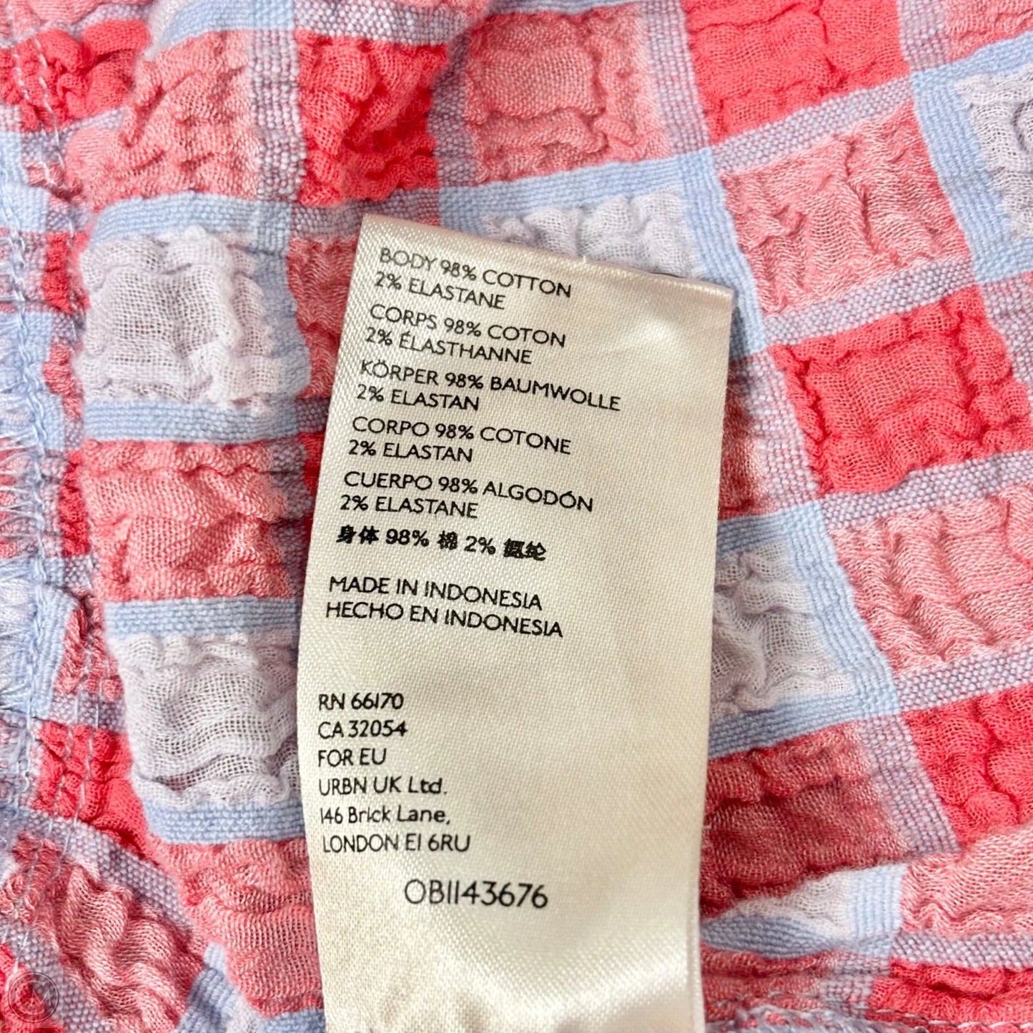 Top Sleeveless By Pilcro In Plaid Pattern, Size: S
