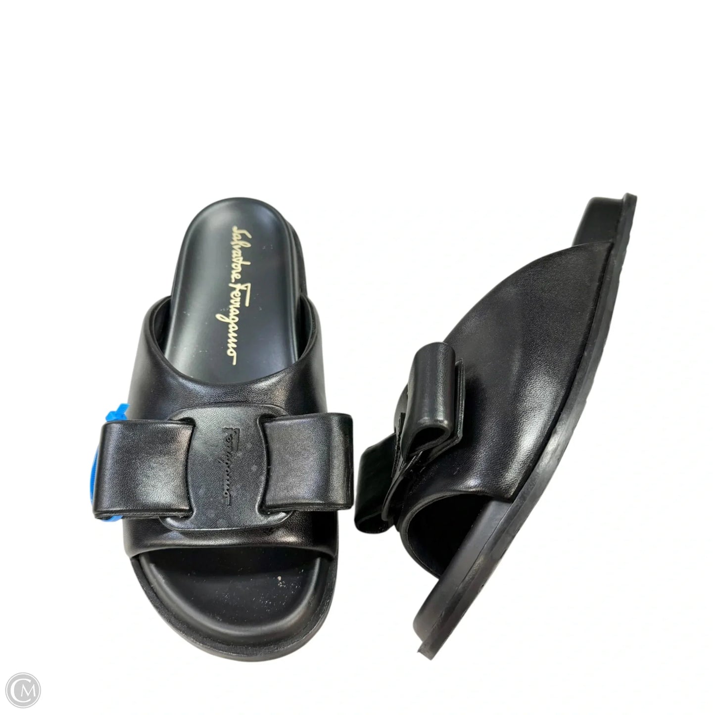 Shoes Luxury Designer By Ferragamo In Black, Size: 11