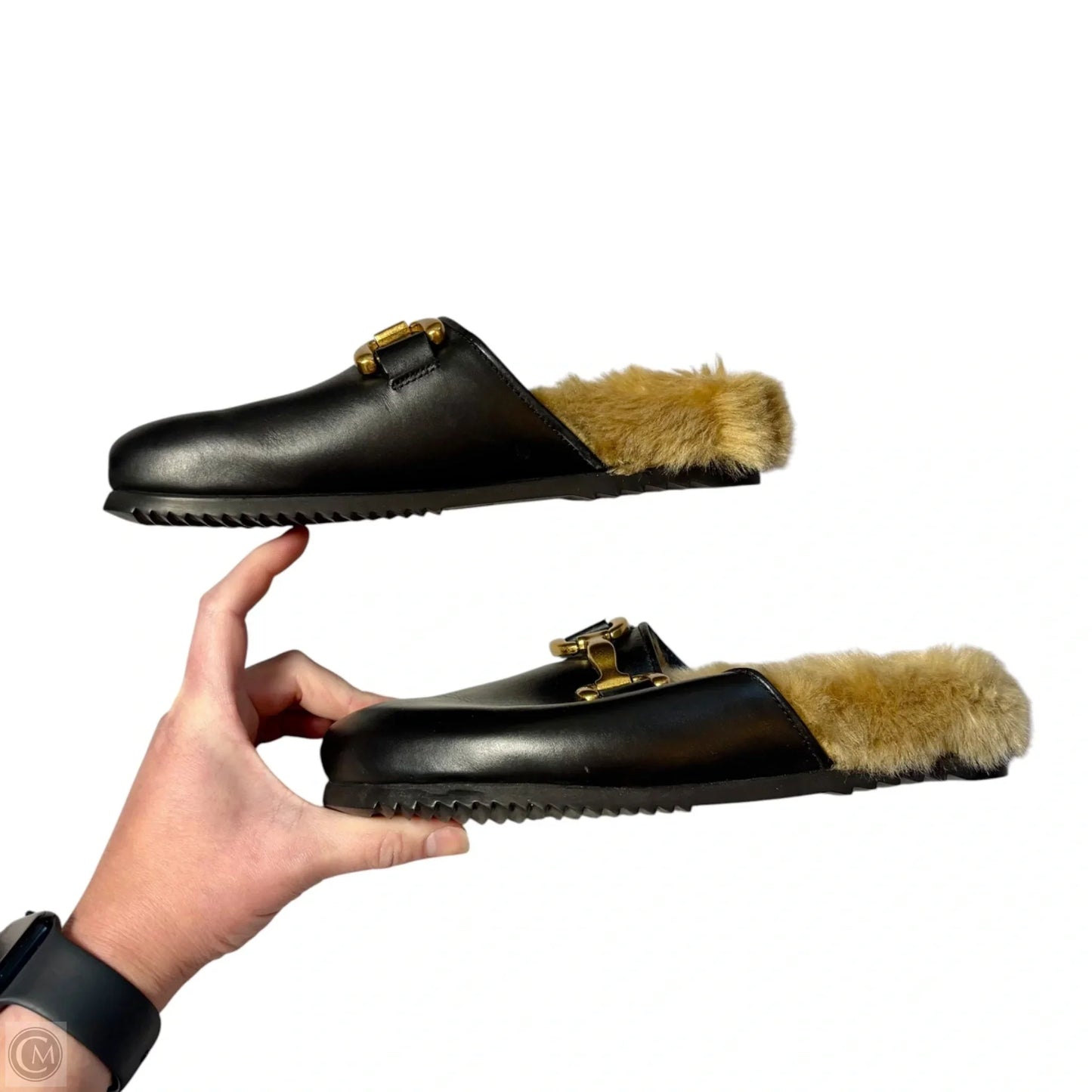 Shoes Flats By Steve Madden In Black & Brown, Size: 7.5