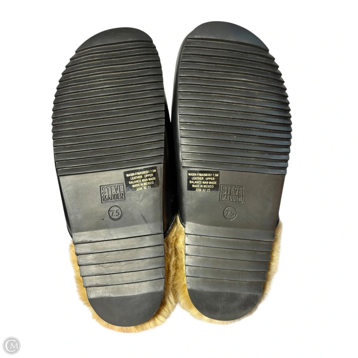 Shoes Flats By Steve Madden In Black & Brown, Size: 7.5