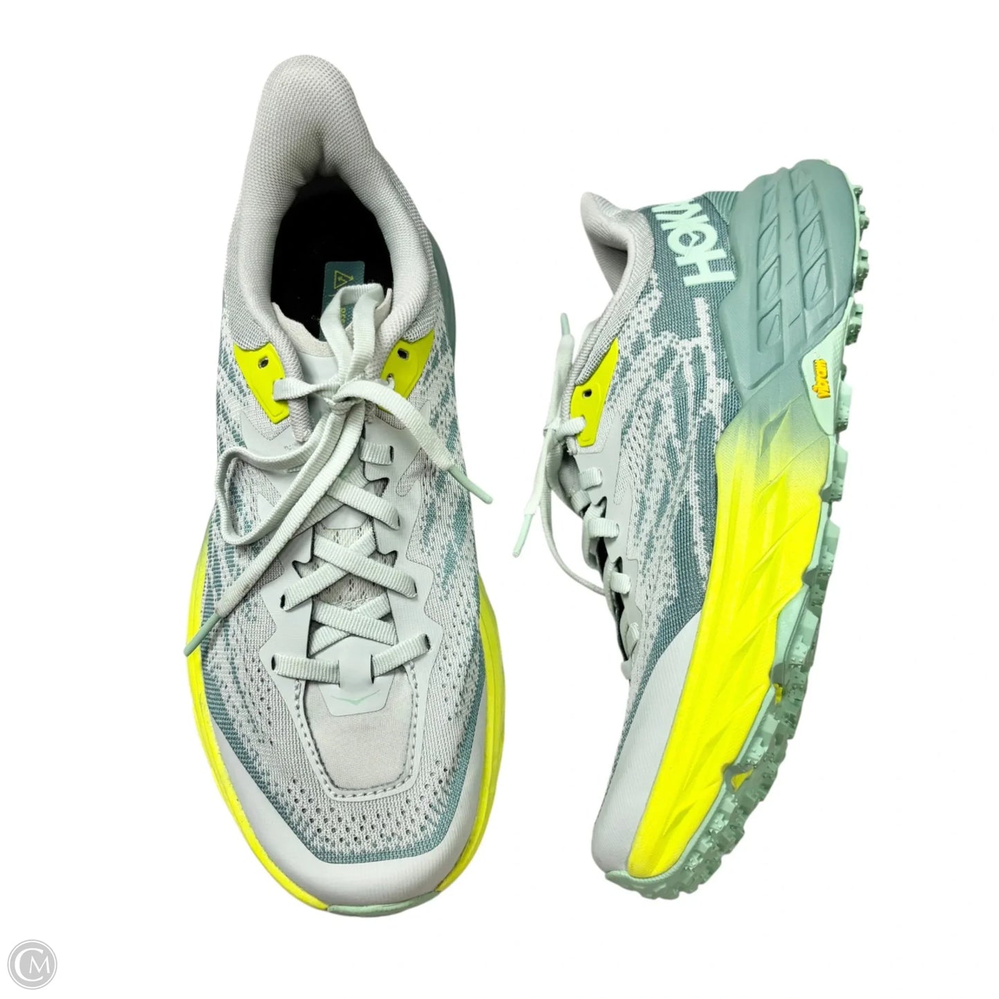 Shoes Athletic By Hoka In Blue & Green, Size: 7.5