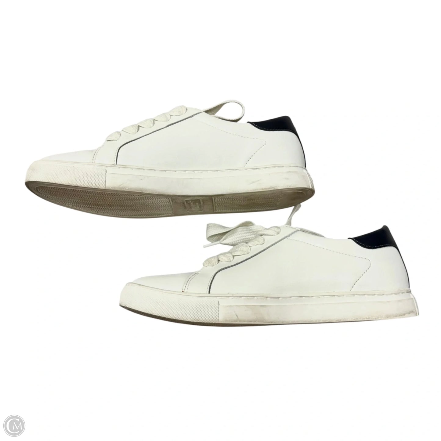 Shoes Designer By Kate Spade In Blue & White, Size: 7.5