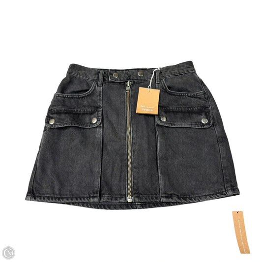 Skirt Mini & Short By Reformation In Black Denim, Size: 4
