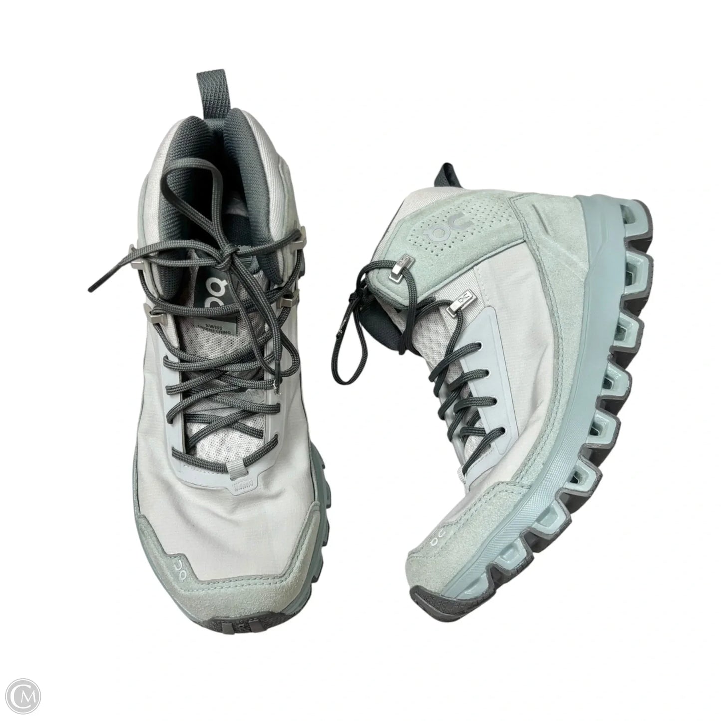 Boots Hiking By On In Blue & Grey, Size: 7