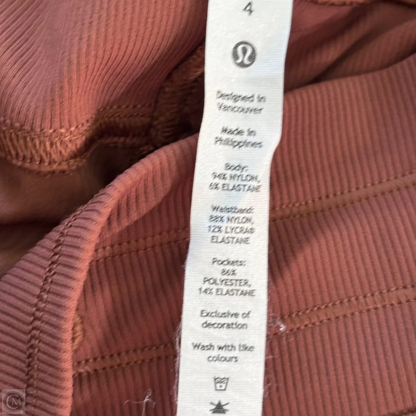 Athletic Pants By Lululemon In Brown, Size: S