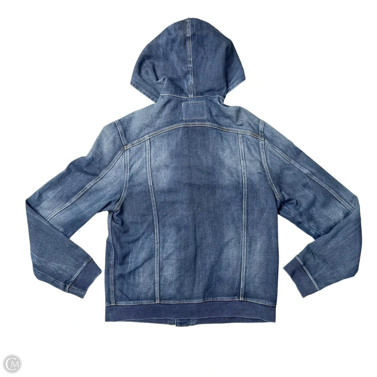 Jacket Denim By True Religion In Blue Denim, Size: L