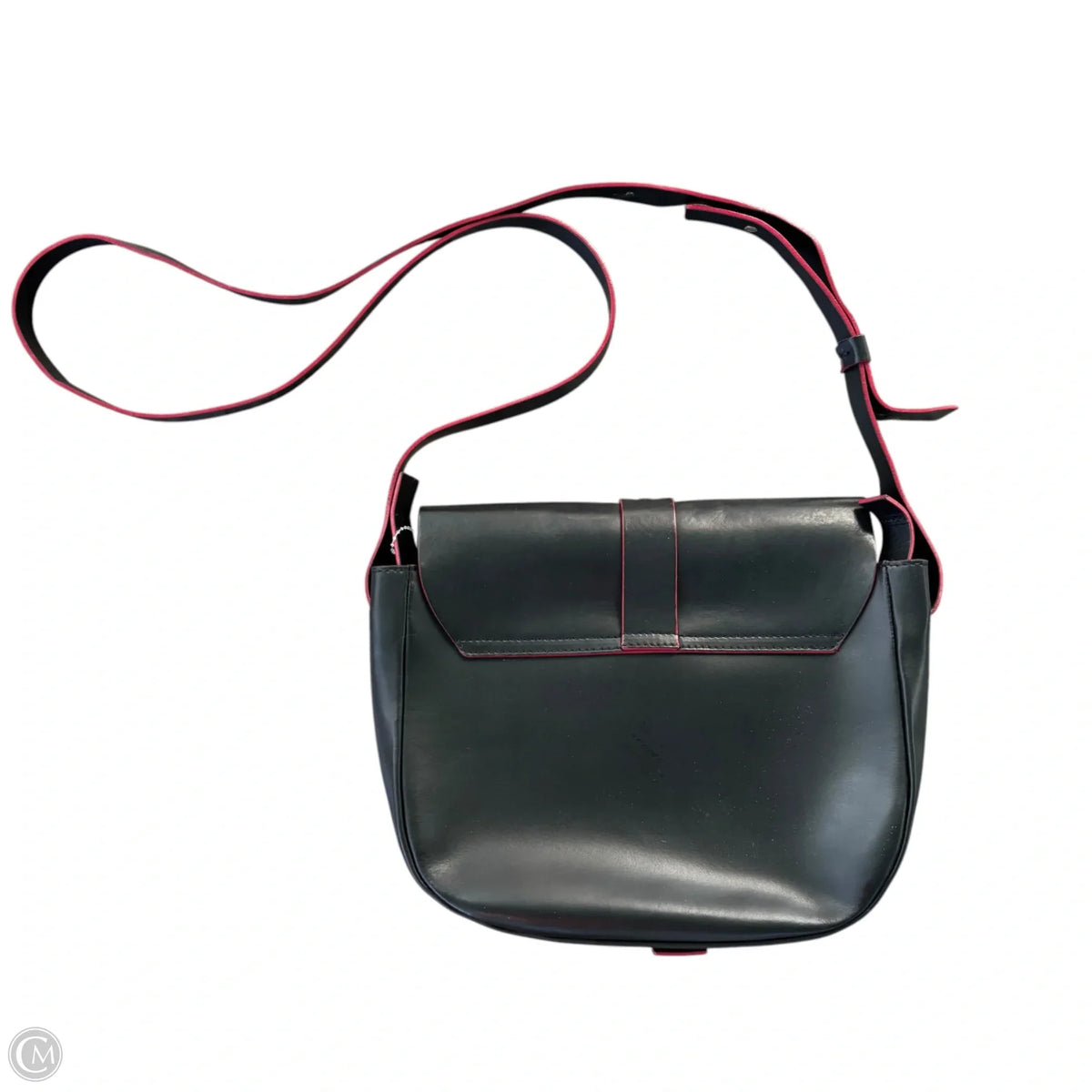 Handbag Leather By Victoria Napoli, Size: Medium
