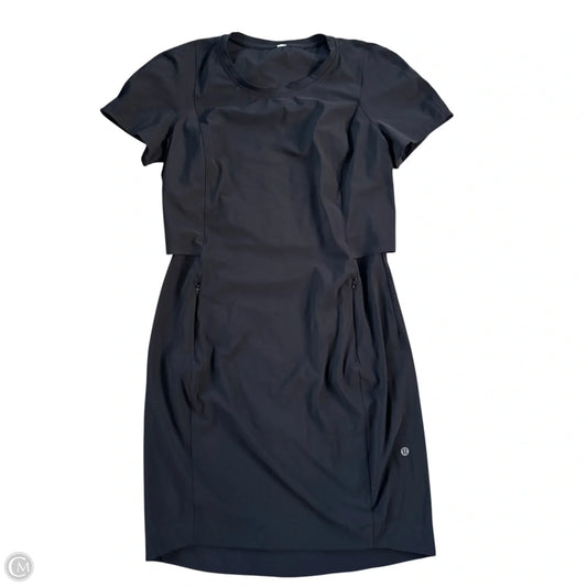 Athletic Dress By Lululemon In Black, Size: S