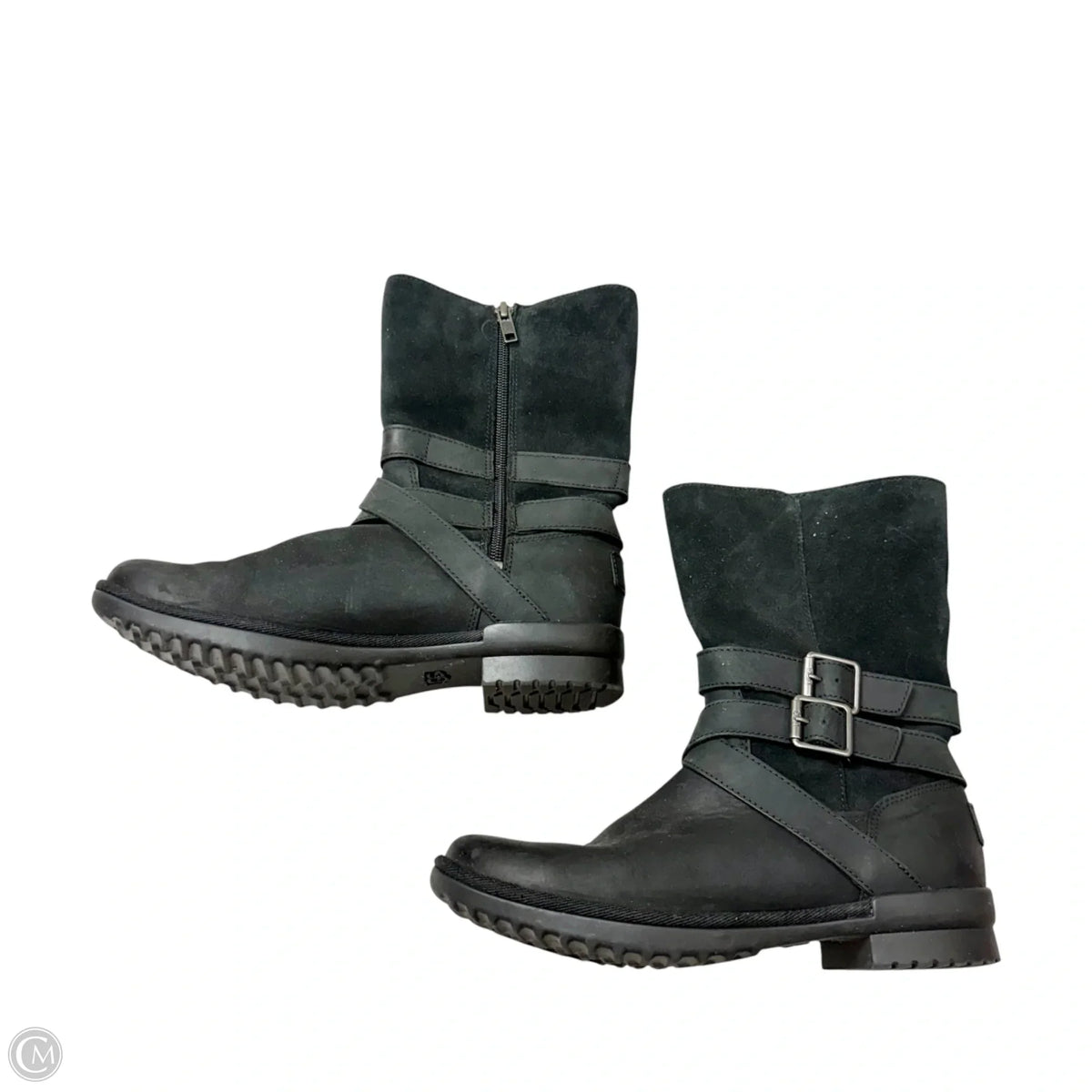 Boots Designer By Ugg In Black, Size: 7