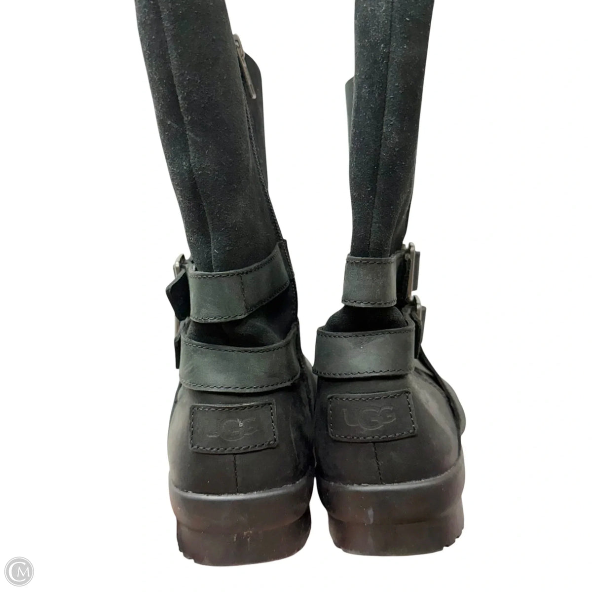 Boots Designer By Ugg In Black, Size: 7