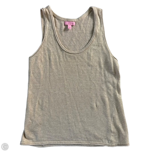 Tank Top Designer By Lilly Pulitzer In Tan, Size: M