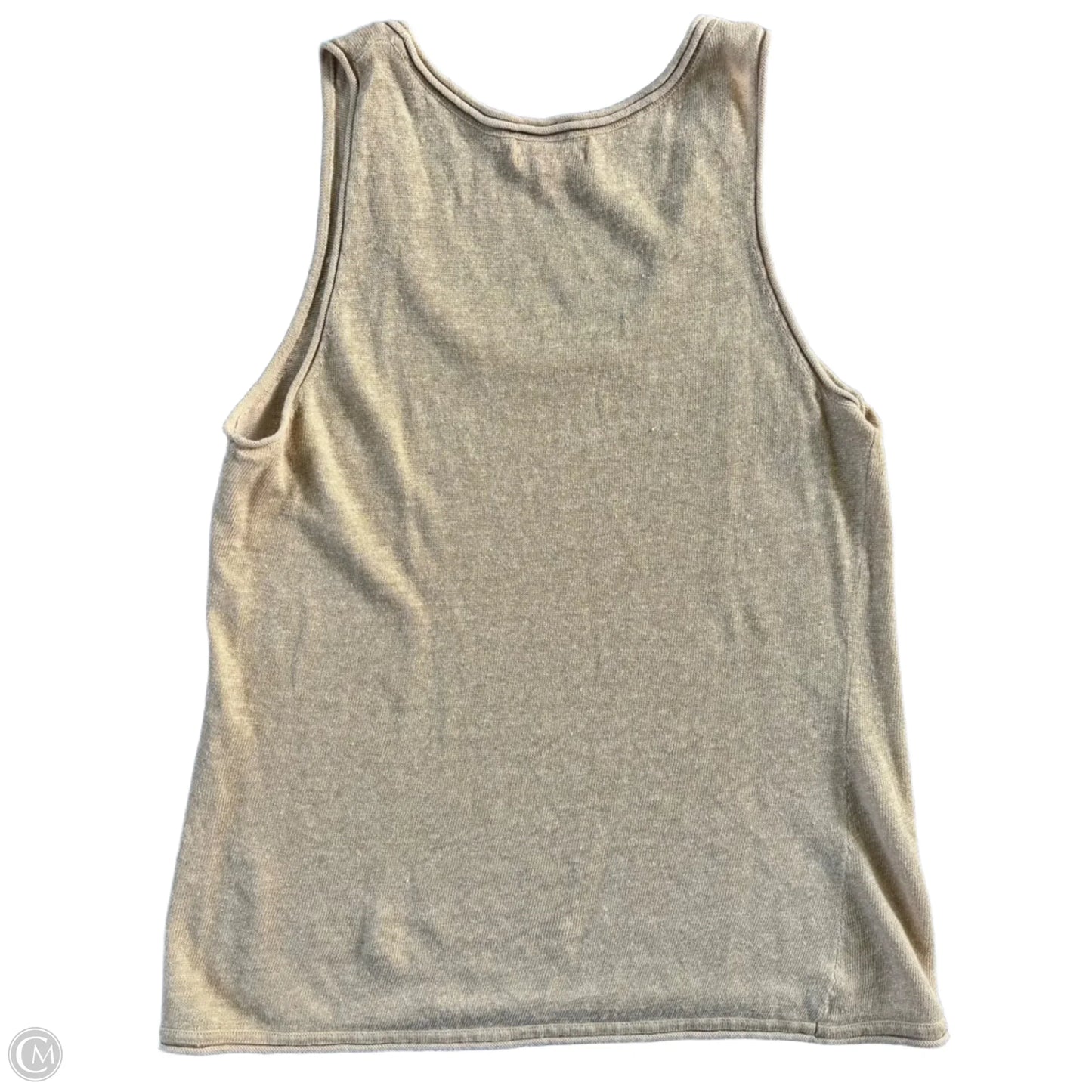 Tank Top Designer By Lilly Pulitzer In Tan, Size: M