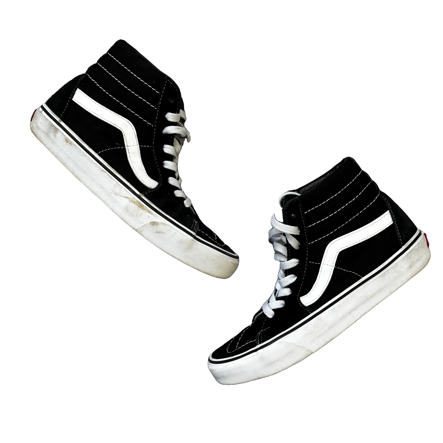 Shoes Sneakers By Vans In Black & White, Size: 8.5