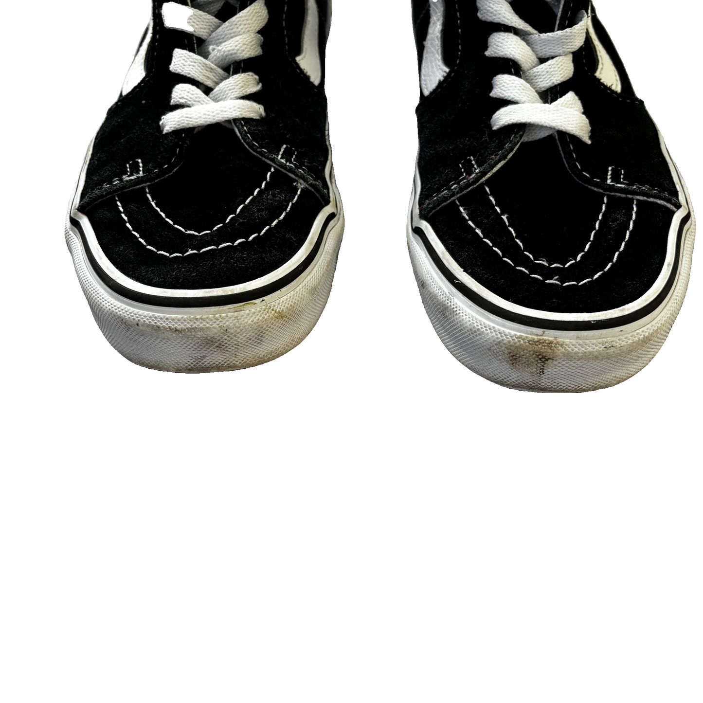 Shoes Sneakers By Vans In Black & White, Size: 8.5