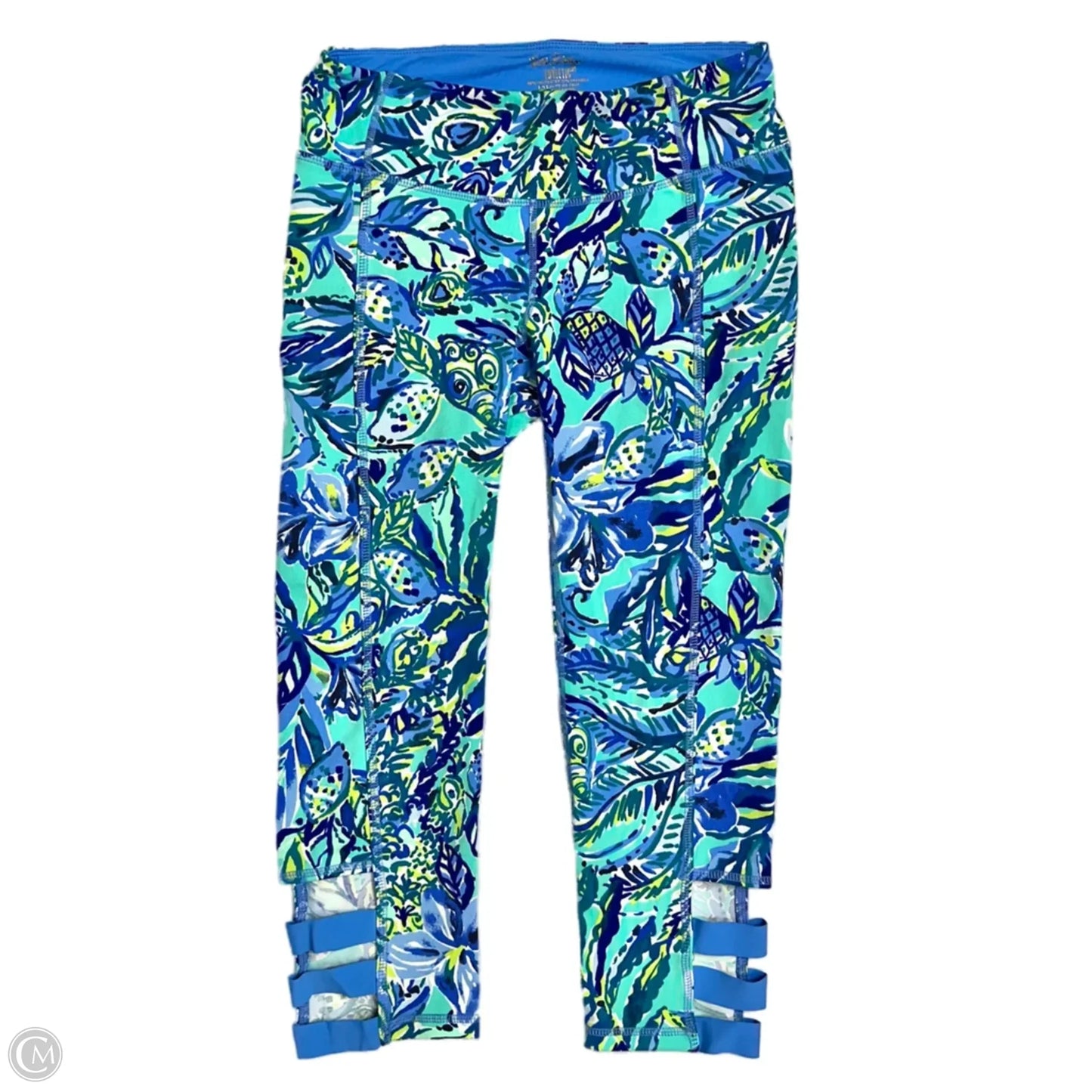 Pants Designer By Lilly Pulitzer In Blue & Green, Size: S