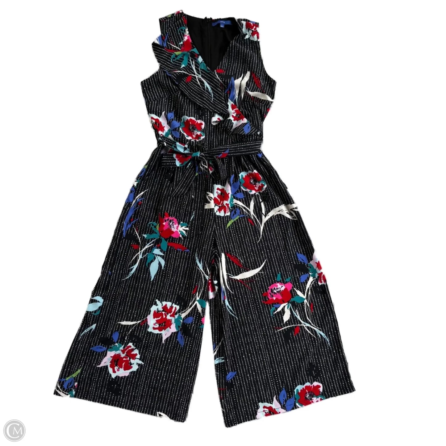 Jumpsuit By Apt 9 In Black & White, Size: S