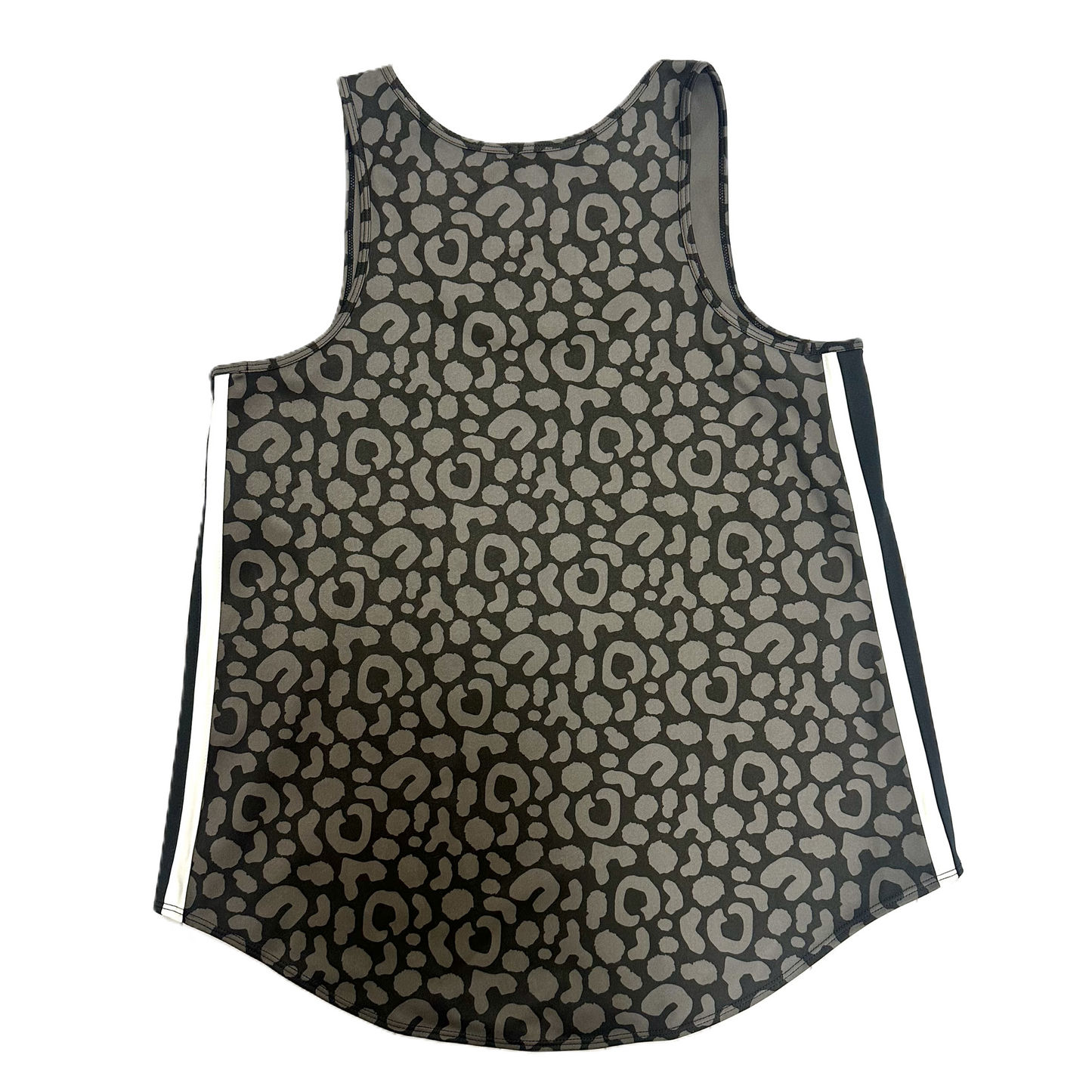 Athletic Tank Top By Emily McCarthy In Black & Grey, Size: S