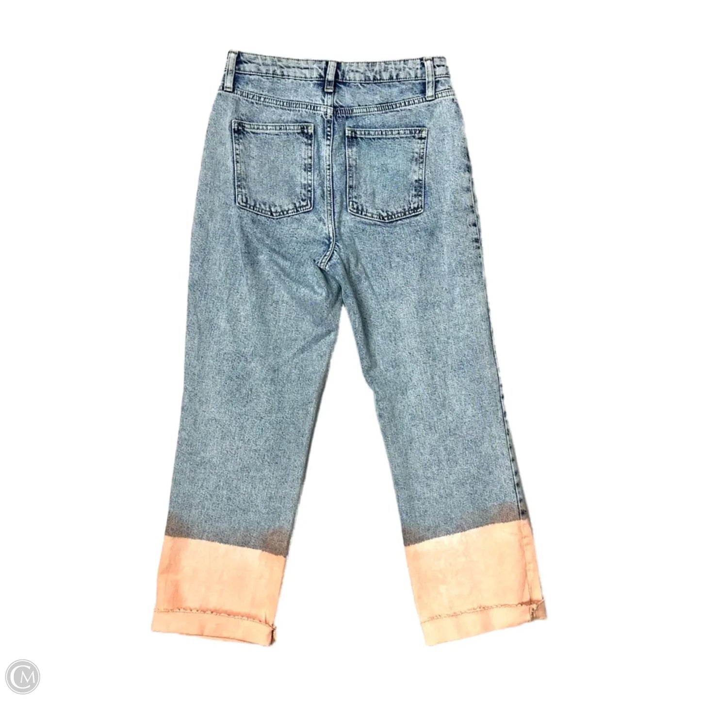 Jeans Wide Leg By Harper Heritage In Blue & Pink, Size: 2