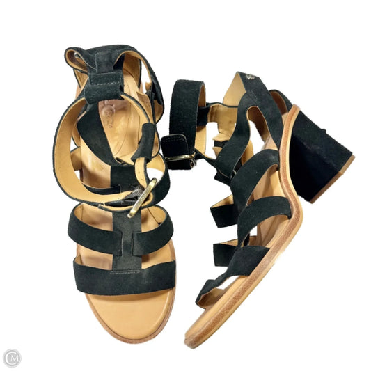 Sandals Designer By Ugg In Black, Size: 8.5